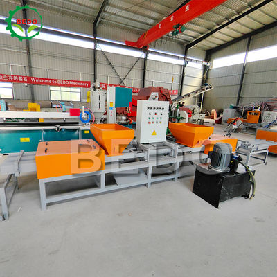 Hot Press Wood Sawdust Pallet Block Making Machine 380V Automatic