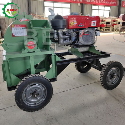 Portable Wood Sawdust Machine 32HP Diesel Engine 1500*1100*950mm