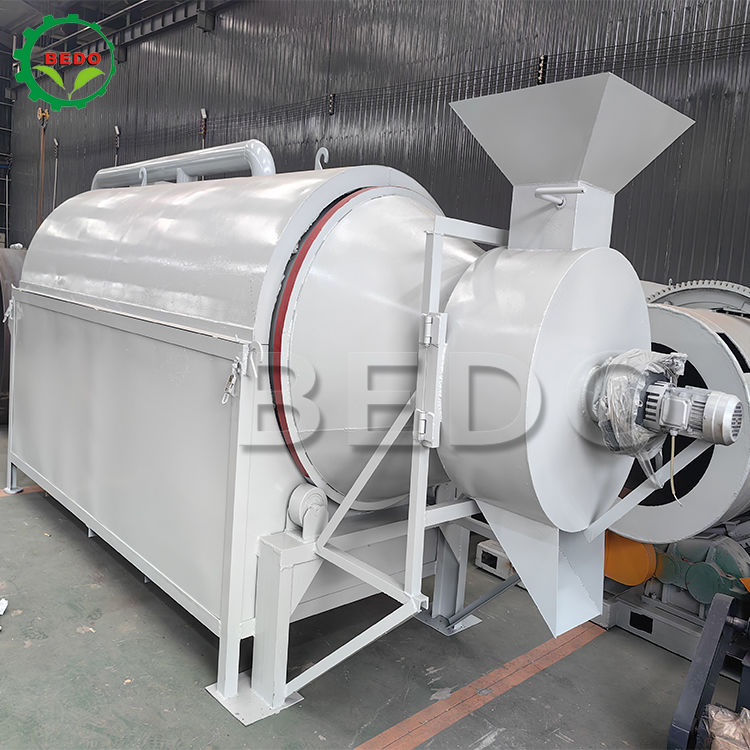 4kw Sawdust Dryer Machine 400-500kg/h Customized Color