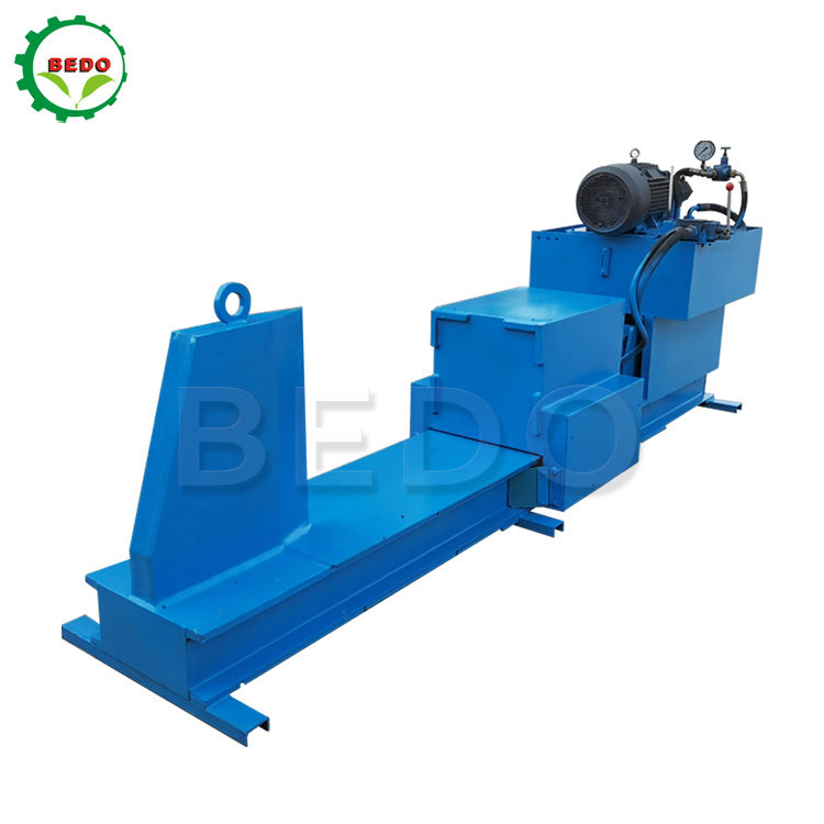 Horizontal Type Wood Splitting Machine 380V Voltage Hydraulic Control System