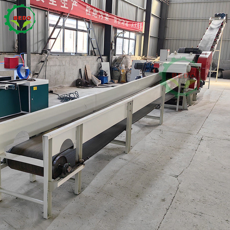 55KW 590rpm thương mại máy nghiền gỗ loại trống Chipper Shredder Heavy Duty
