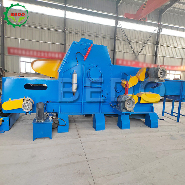 Máy băm gỗ lâm nghiệp màu tùy chỉnh Máy hủy trống công nghiệp công suất cao