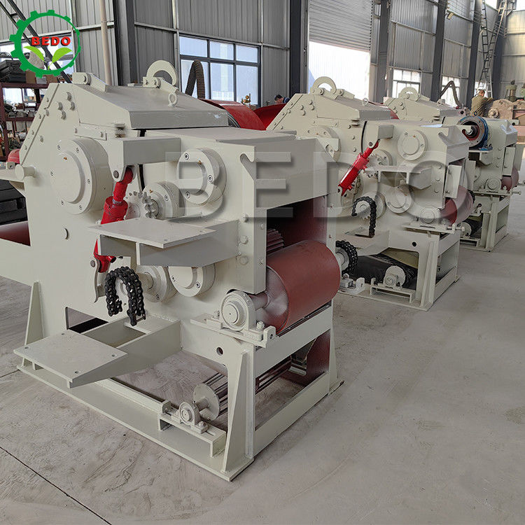 590rpm 3-5t/h Drum Wood Chipping Machine with 1 Year Warranty