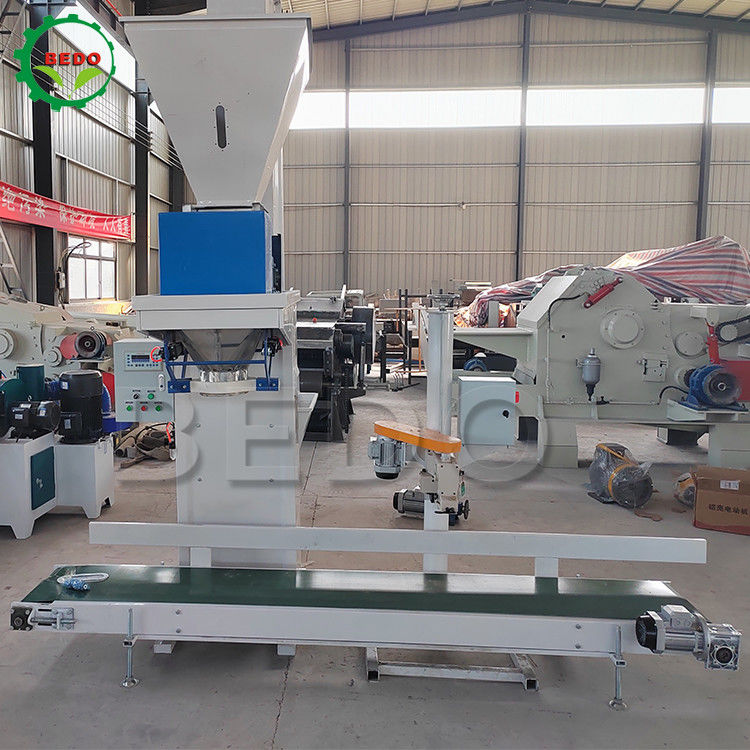 Biomass Pellet Packing Machine High Power 60Hz 1.5KW PLC Control System