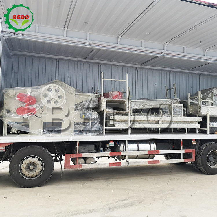 Palm EFB Rỗng Fruit Bunch Shredder Wood Chipper Machine Động cơ diesel 110KW cho nhà máy điện sinh khối