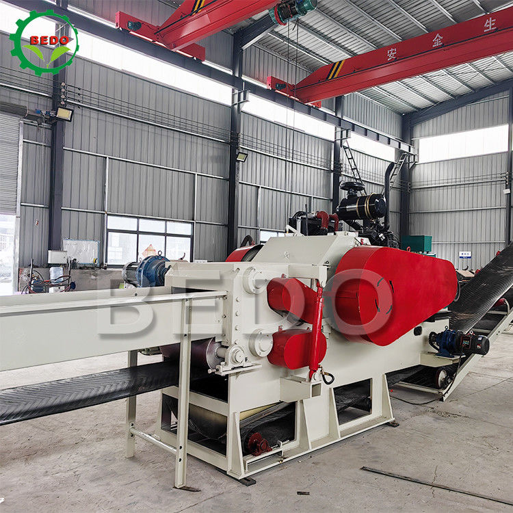 Palm EFB Rỗng Fruit Bunch Shredder Wood Chipper Machine Động cơ diesel 110KW cho nhà máy điện sinh khối