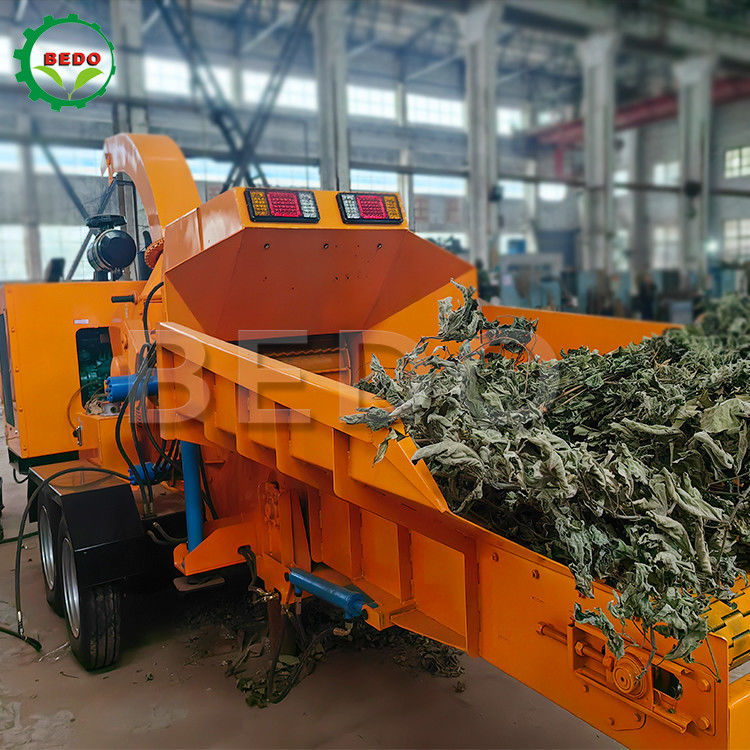 Tự nuôi vườn Máy cắt gỗ Rác thải lá cành cây Máy xé cưa cành cây Thiết bị hạng nặng