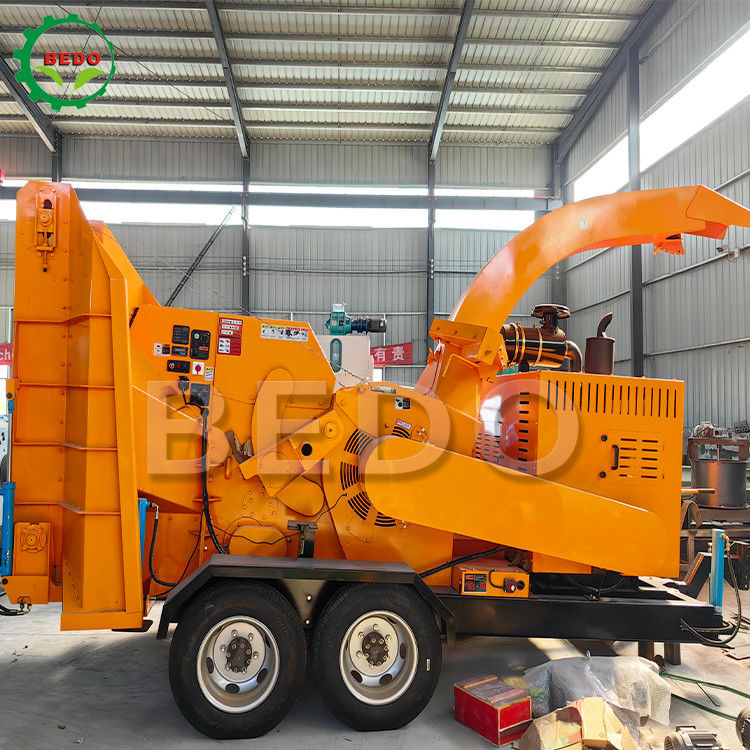 Tự nuôi vườn Máy cắt gỗ Rác thải lá cành cây Máy xé cưa cành cây Thiết bị hạng nặng