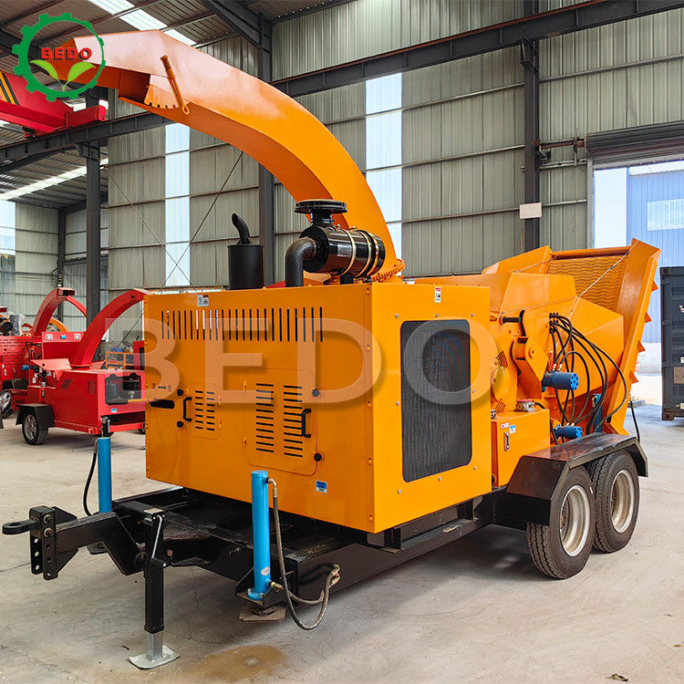 Tự nuôi vườn Máy cắt gỗ Rác thải lá cành cây Máy xé cưa cành cây Thiết bị hạng nặng
