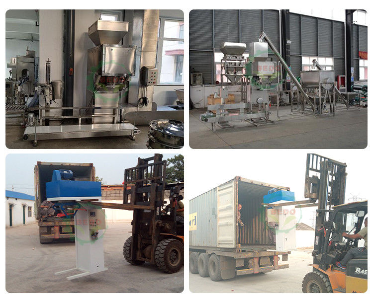 Biomass Pellet Packing Machine High Power 60Hz 1.5KW PLC Control System