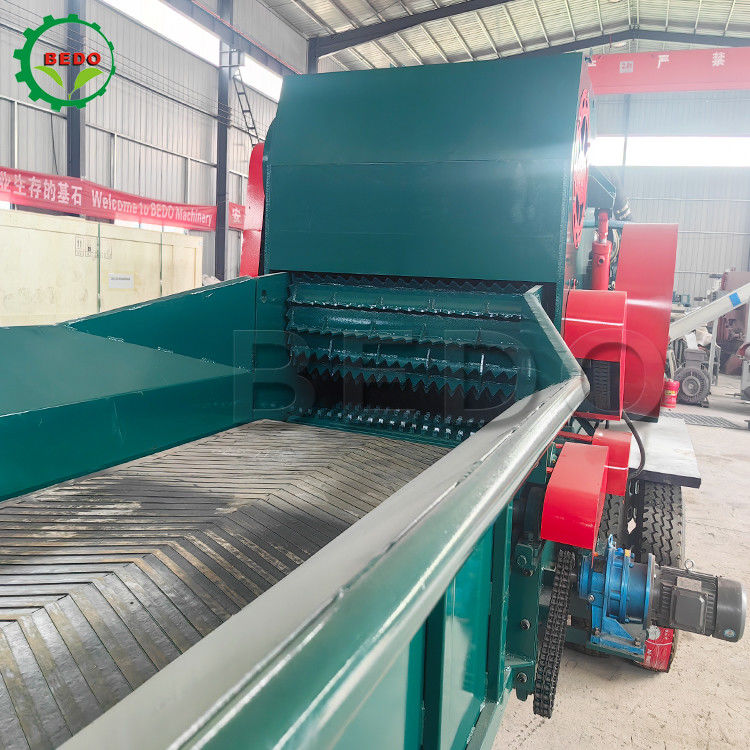 10-15t/h 10pcs Blades Wood Crusher Machine For Building Templates Wood Pallet