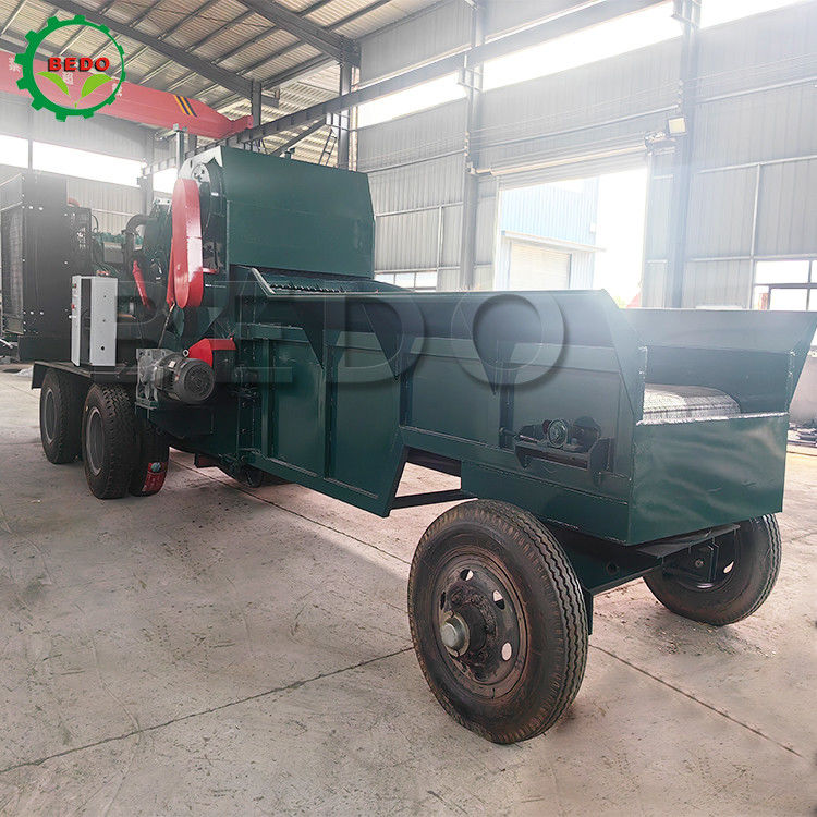 430hp Industrial Wood Crusher Pulverizer Tree Stump Grinder With 3m Feeding Conveyor