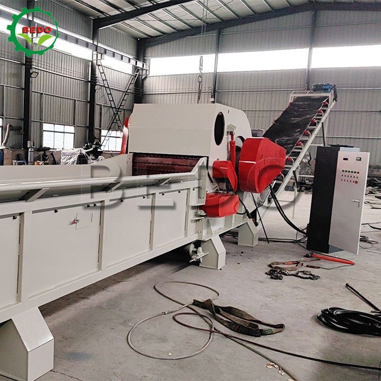 25-35MM Final Wood Chips Size Wood Shredder Machine For Heavy Duty Shredding Of Wood