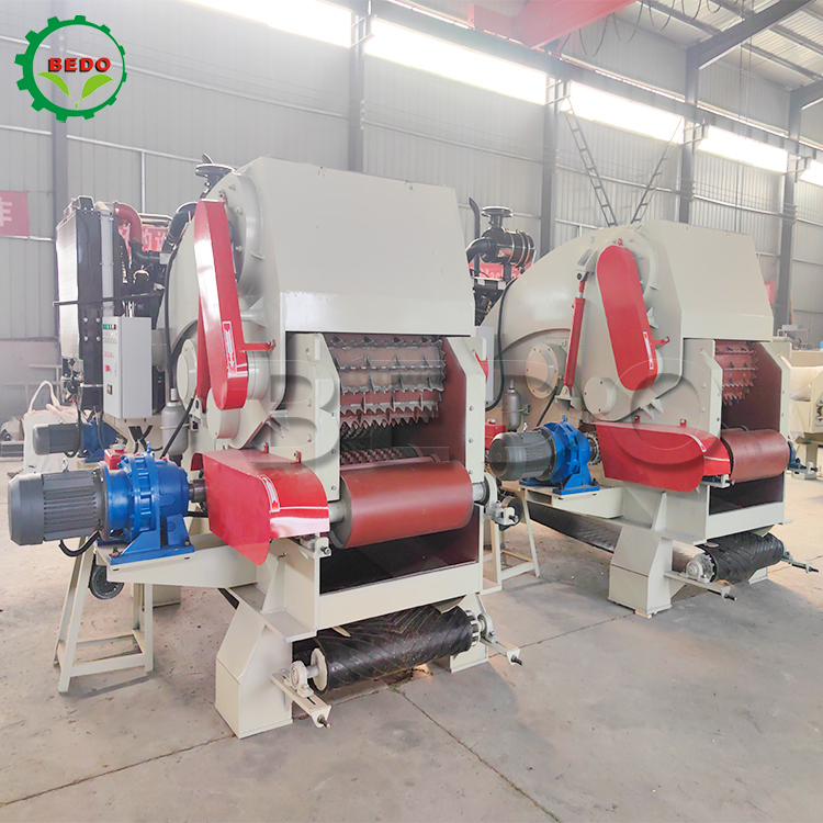 2 chiếc Lưỡi dao tự nạp liệu Máy băm gỗ thủy lực Hoạt động trơn tru Máy hủy tài liệu loại trống