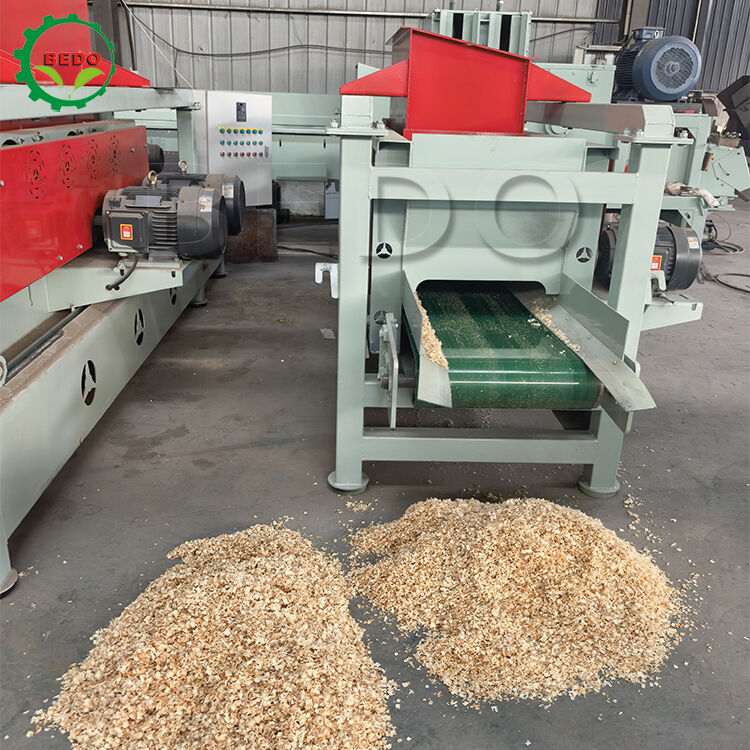 Máy cắt gỗ 200pcs Blades 4kw Conveyor 500x1000mm Feeding Size Thiết bị xử lý