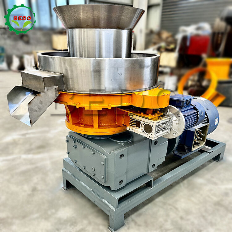 Máy ép viên gỗ công suất 500kg/h với khuôn thép không gỉ và vòng bi NSK để sản xuất viên nén hiệu quả cao