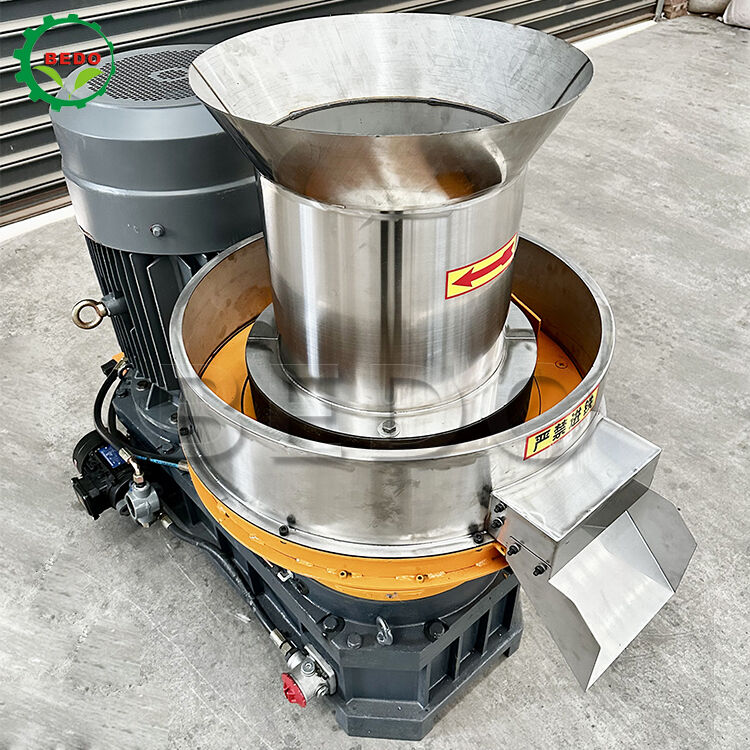 6-10mm kích thước hạt gỗ máy hạt gỗ với 90% hiệu quả đốt cháy và 500kg/h Capacity cho sản xuất hạt sinh khối