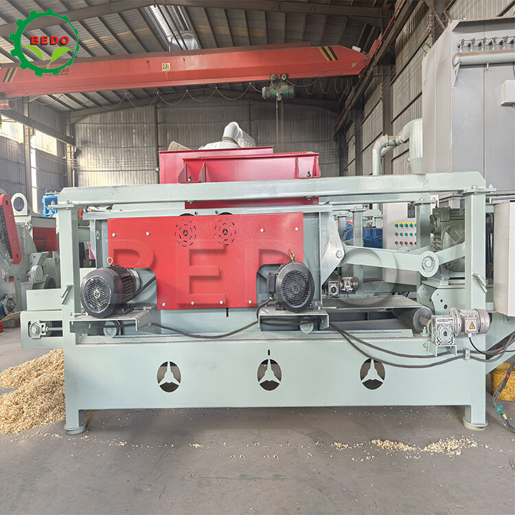 1-10mm Máy cắt gỗ điều chỉnh 7.5kw Trục chính 800kg/h Capacity Production Unit