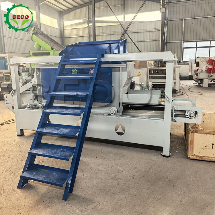 Máy bào gỗ đường kính con lăn 125mm, công suất 400-500 Kg/giờ, vận hành tự động