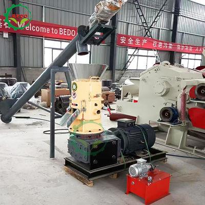 Máy làm hạt gỗ 450kg Máy làm hạt 15KW