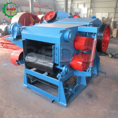 Máy cắt gỗ tre điện 75kw 240x540mm Inlet Drum Type Shredder