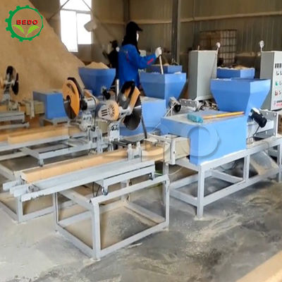 Máy làm khối cưa gỗ tự động được phê duyệt CE 1500KG