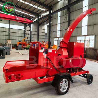 Xưởng trồng cây sử dụng gỗ Cây nhánh Rác thải lá Chipping máy 12 tháng bảo hành