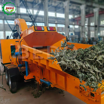 Strong Power tự nuôi vườn chất thải lá cây cành máy xé