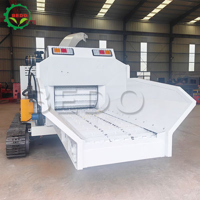 2.5m khoảng cách xả 4 tấn kéo trọng lượng Logs máy nghiền giải pháp của bạn cho bền gỗ nghiền