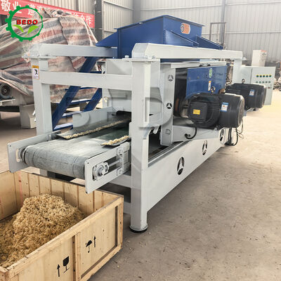 Thiết bị sản xuất vật liệu lót chuồng cho động vật, máy bào gỗ lưỡi thép hợp kim 125mm bền bỉ