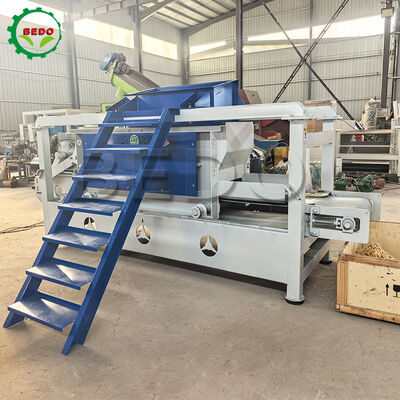 Máy bào gỗ công suất trục chính kép 7,5kw Công suất 400kg / h Thiết bị thép carbon