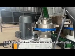Thép không gỉ 560mm Ring Die Wood Pellet Maker Máy sản xuất