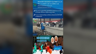 Máy làm mùn cưa gỗ công nghiệp công suất cao với động cơ điện